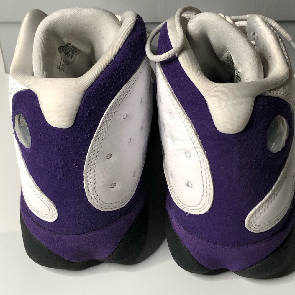 Air Jordan 13 Lakers Mens Size 10 Sneakers Shoes - Picture 6 of 9